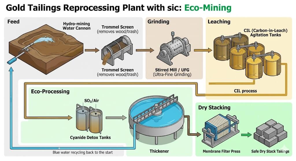 Gold Tailings Reprocessing Plant: The Ultimate Guide to Eco-Mining and Wealth Recovery